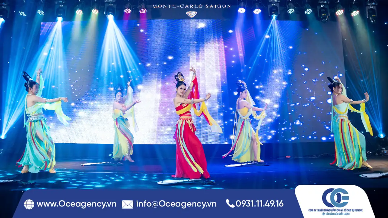 CUNG CẤP VŨ ĐOÀN LỄ KỶ NIỆM 10 NĂM MONTE CARLO SAIGON CLUB