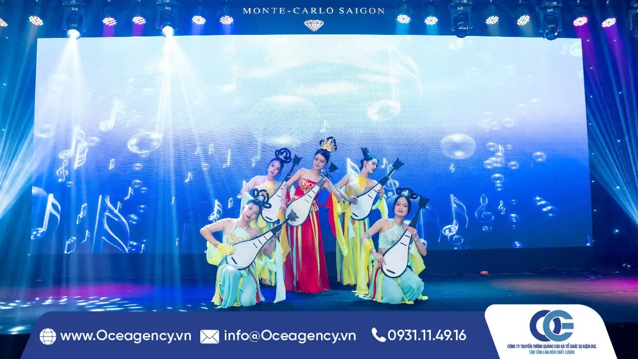 CUNG CẤP VŨ ĐOÀN LỄ KỶ NIỆM 10 NĂM MONTE CARLO SAIGON CLUB