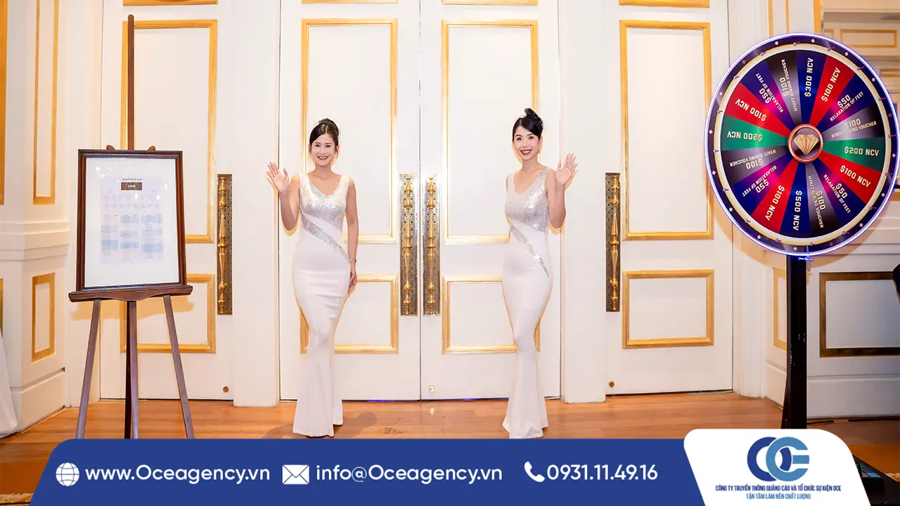 CUNG CẤP PG LỄ KỶ NIỆM 10 NĂM MONTE CARLO SAIGON CLUB