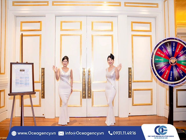 CUNG CẤP PG LỄ KỶ NIỆM 10 NĂM MONTE CARLO SAIGON CLUB