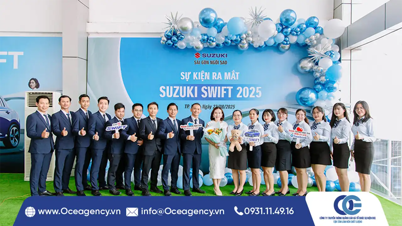 TỔ CHỨC LỄ RA MẮT XE SUZUKI SWIFT SÀI GÒN NGÔI SAO