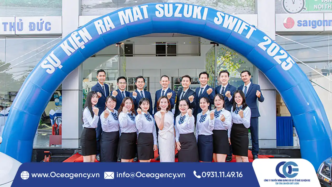 TỔ CHỨC LỄ RA MẮT XE SUZUKI SWIFT SÀI GÒN NGÔI SAO
