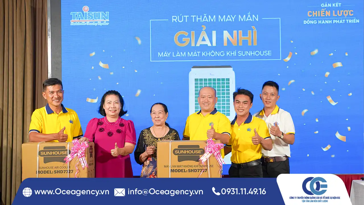 Hình ảnh tổ chức sự kiện Hội nghị khách hàng Taisun tại Bạc Liêu