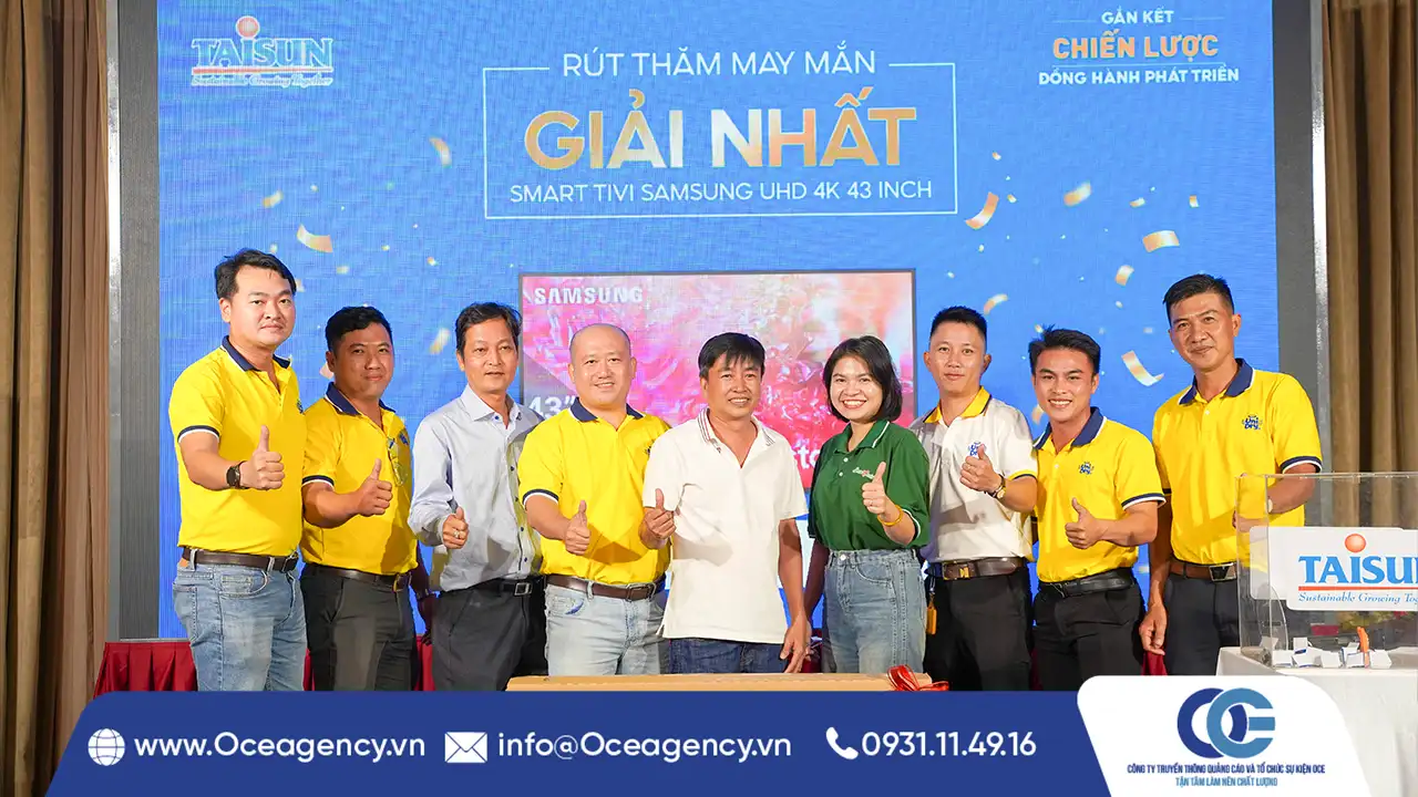 Hình ảnh tổ chức sự kiện Hội nghị khách hàng Taisun tại Bạc Liêu