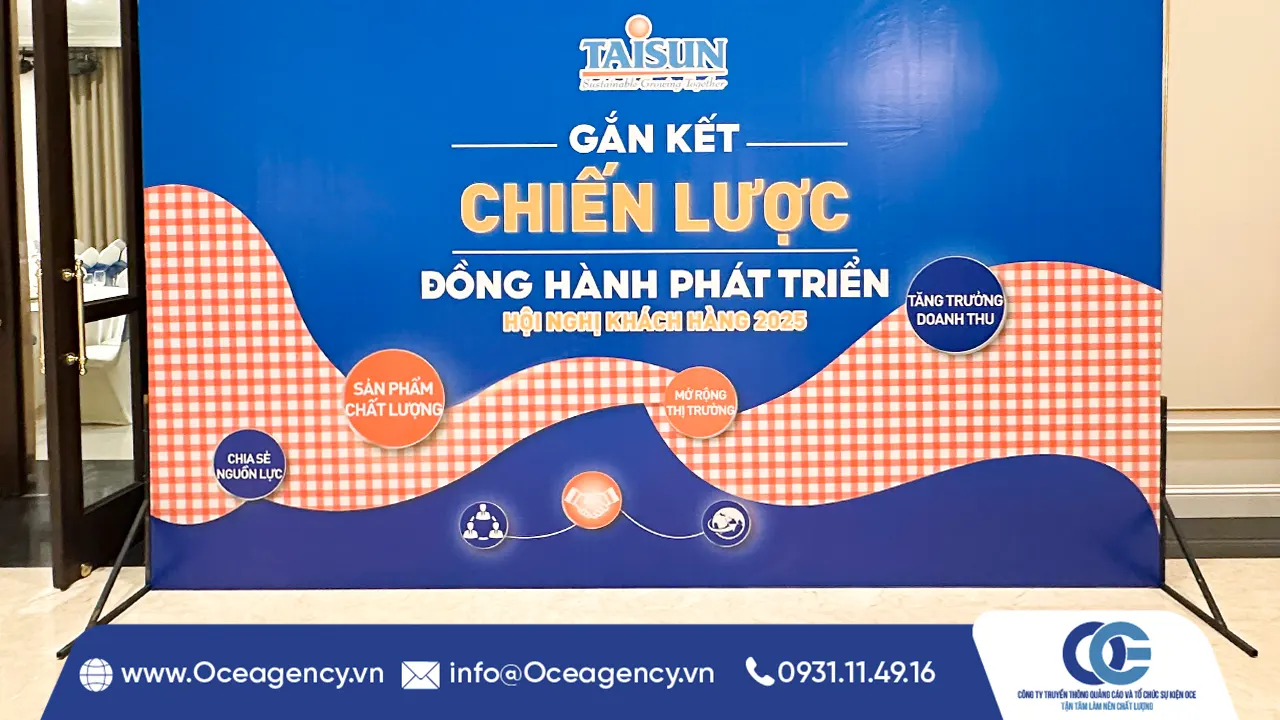 Hình ảnh tổ chức sự kiện Hội nghị khách hàng Taisun tại Bạc Liêu