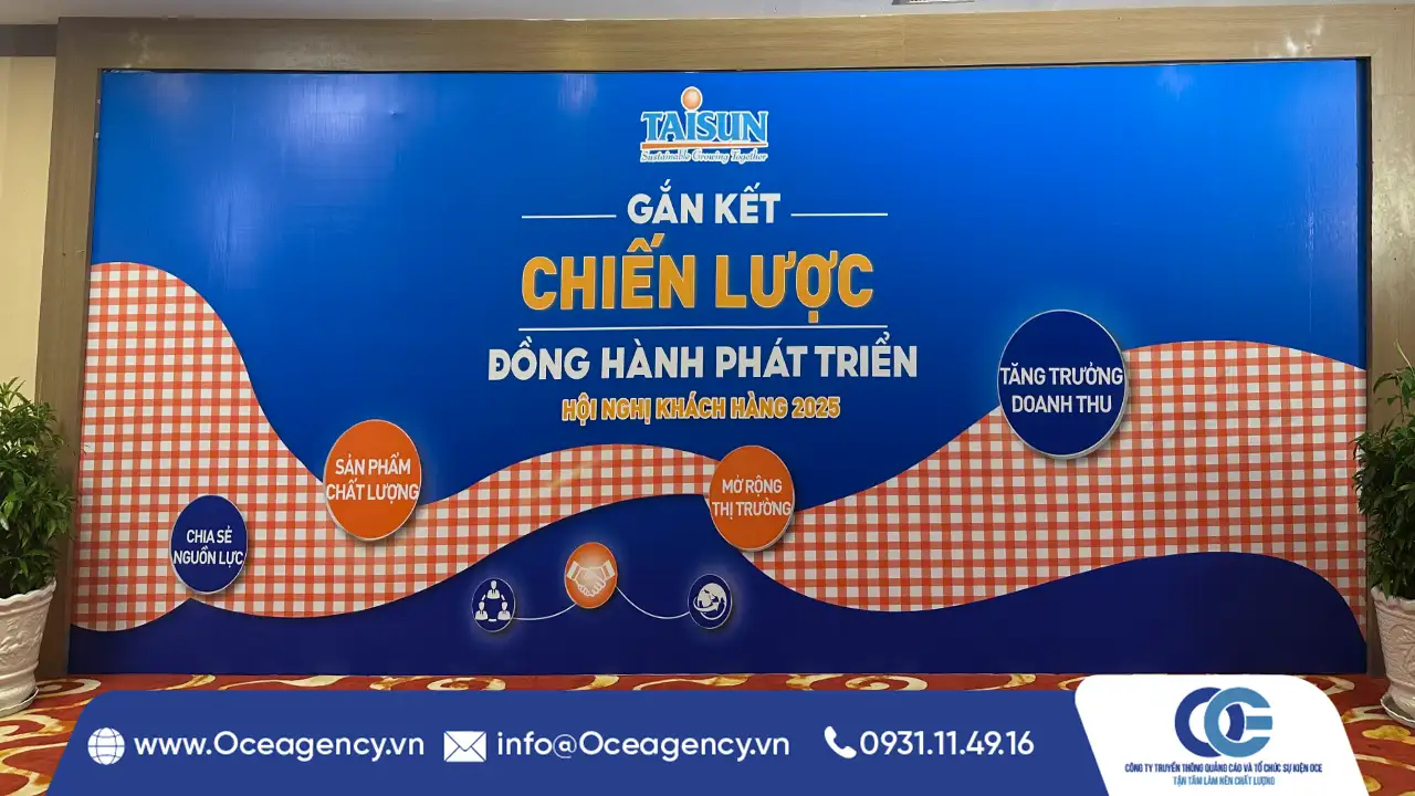 TỔ CHỨC HỘI NGHỊ KHÁCH HÀNG TAISUN TẠI CÀ MAU