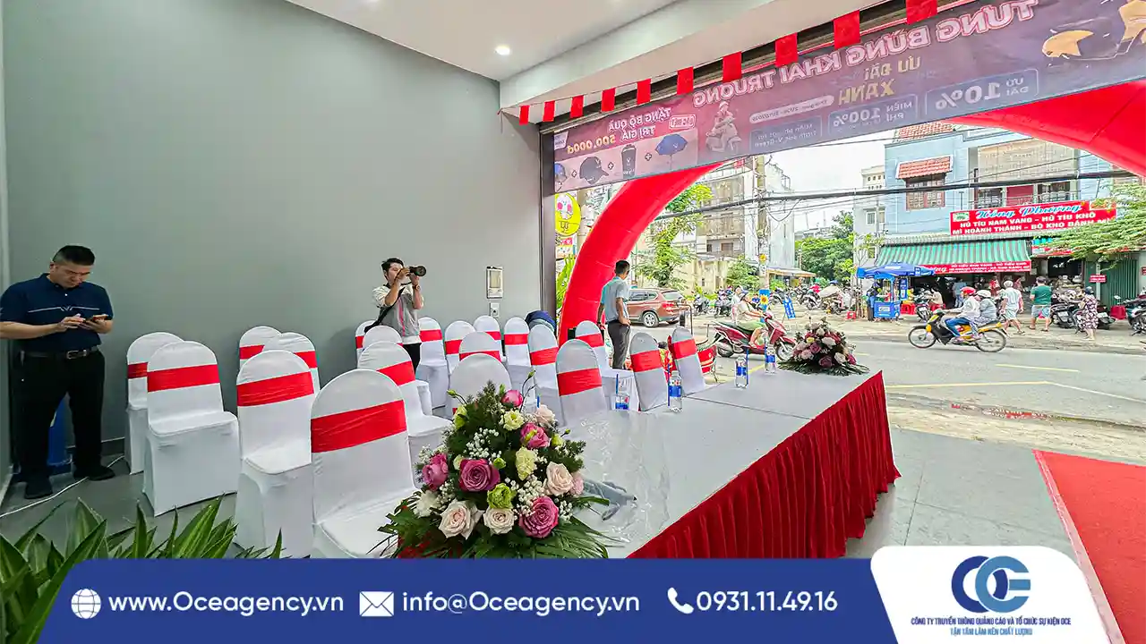 TỔ CHỨC SỰ KIỆN KHAI TRƯƠNG VINFAST XANH SMART 1