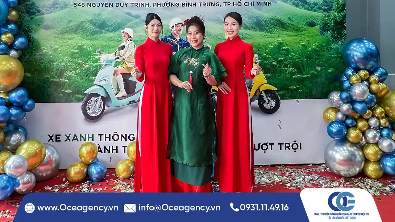 TỔ CHỨC SỰ KIỆN KHAI TRƯƠNG VINFAST XANH SMART 1