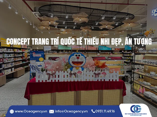 CONCEPT TRANG TRÍ QUỐC TẾ THIẾU NHI ĐẸP, ẤN TƯỢNG