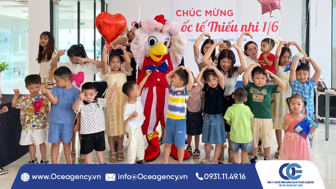 DỊCH VỤ TỔ CHỨC QUỐC TẾ THIẾU NHI 01/06 CHUY&Ecirc;N NGHIỆP