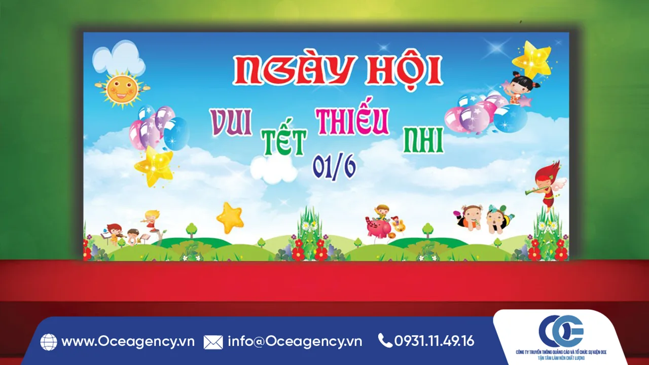 TOP 5 C&Ocirc;NG TY TỔ CHỨC SỰ KIỆN 1/6 UY T&Iacute;N TO&Agrave;N QUỐC