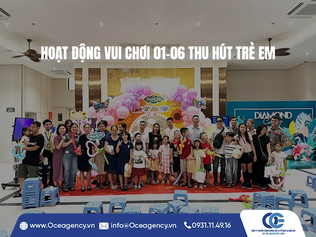 HOẠT ĐỘNG VUI CHƠI 01-06 THU HÚT TRẺ EM