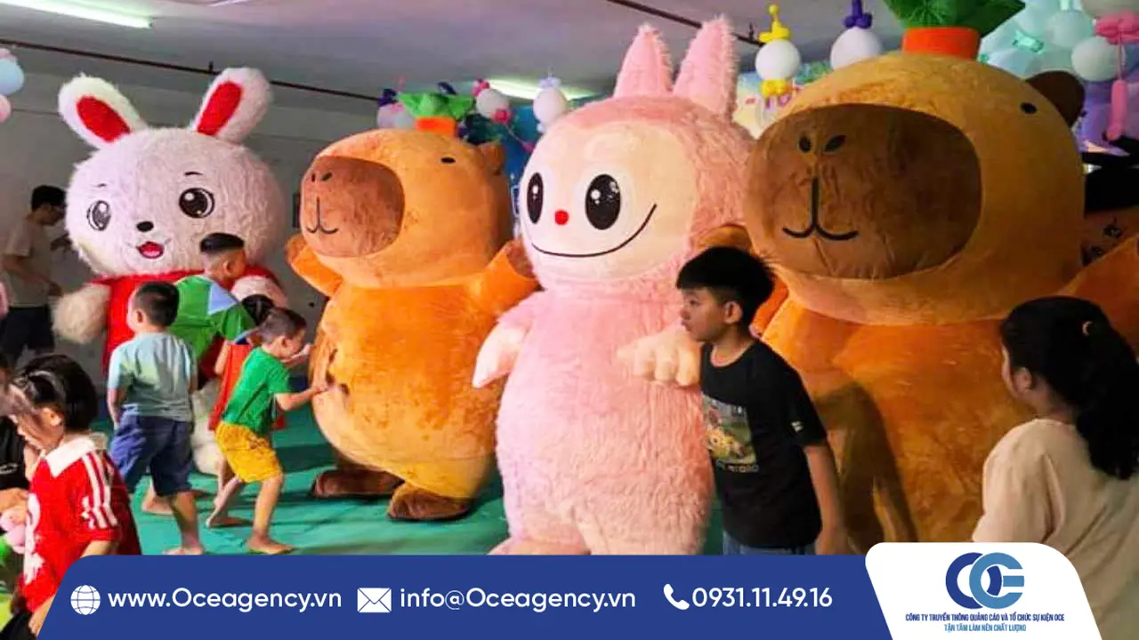 MASCOT – XU HƯỚNG MỚI TỔ CHỨC QUỐC TẾ THIẾU NHI
