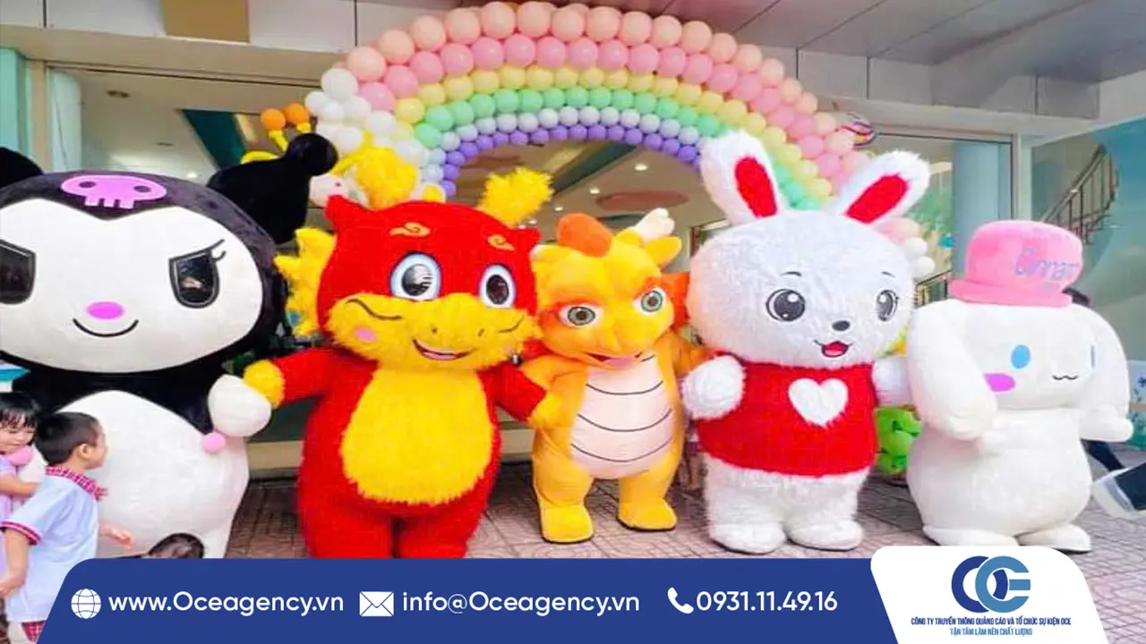 MASCOT – XU HƯỚNG MỚI TỔ CHỨC QUỐC TẾ THIẾU NHI