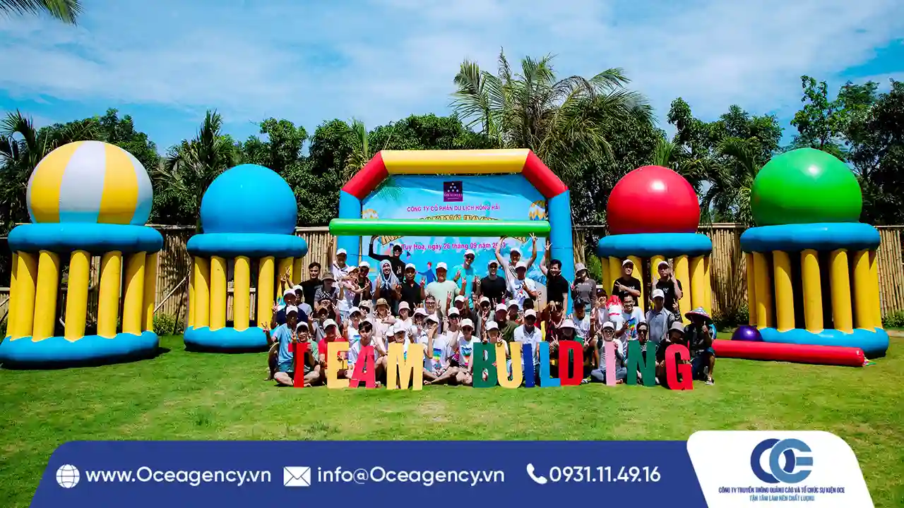 CỔNG HƠI - ĐIỂM NHẤN TEAMBUILDING M&Ugrave;A H&Egrave; S&Ocirc;I ĐỘNG