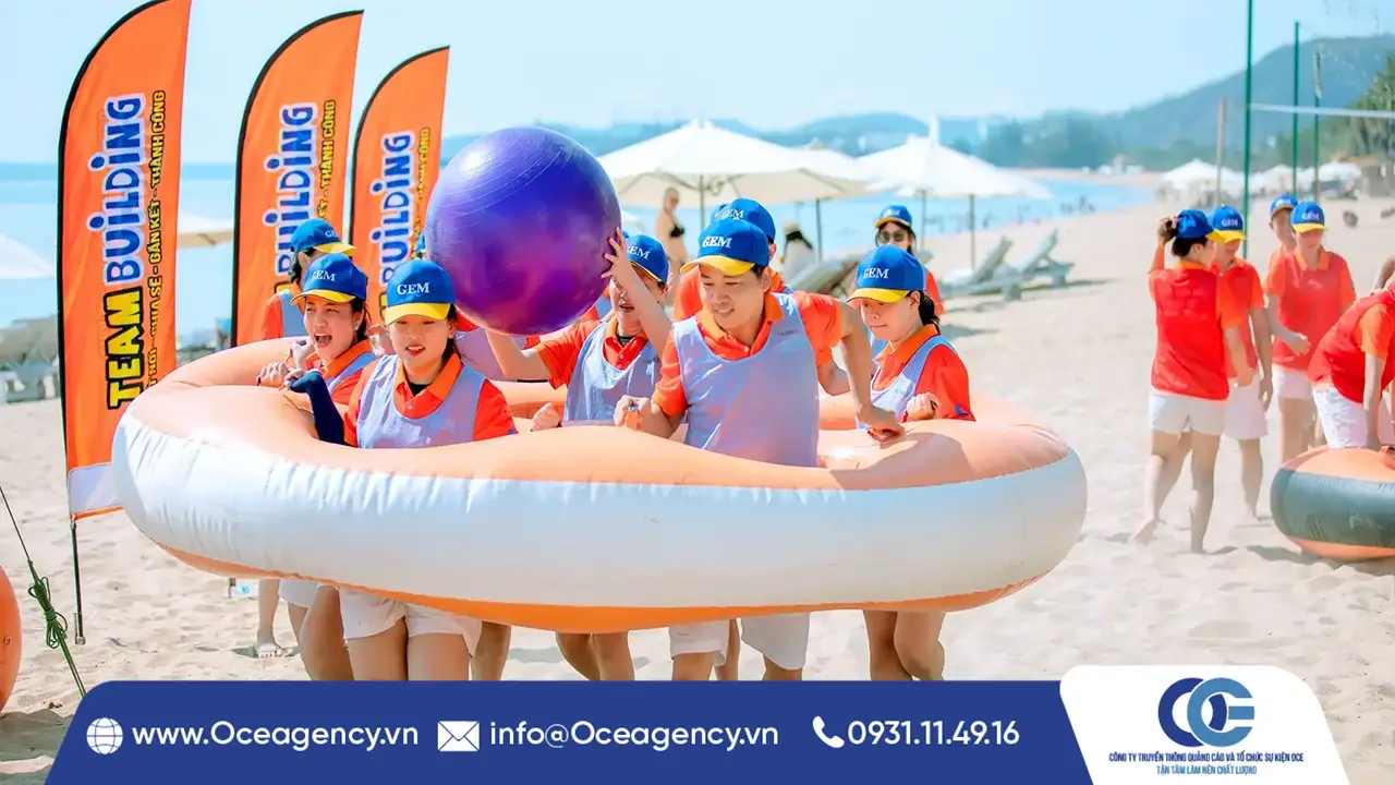 Thiết bị và hạng mục sự kiện cần chuẩn bị cho teambuilding