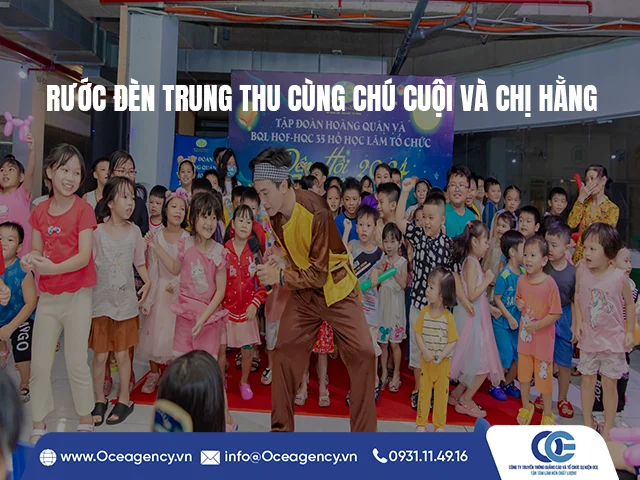RƯỚC ĐÈN TRUNG THU CÙNG CHÚ CUỘI VÀ CHỊ HẰNG