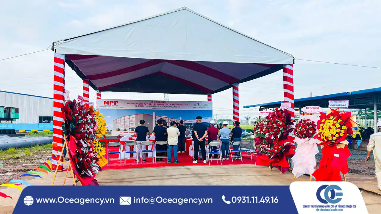 OCE Agency – Cho thuê nhà bạt sự kiện chuyên nghiệp