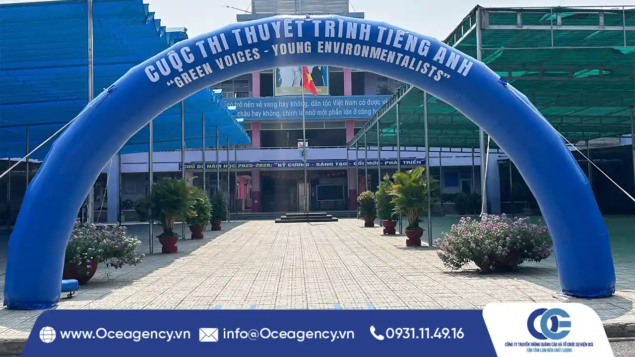 7 ưu điểm nổi bật của cổng hơi quảng cáo