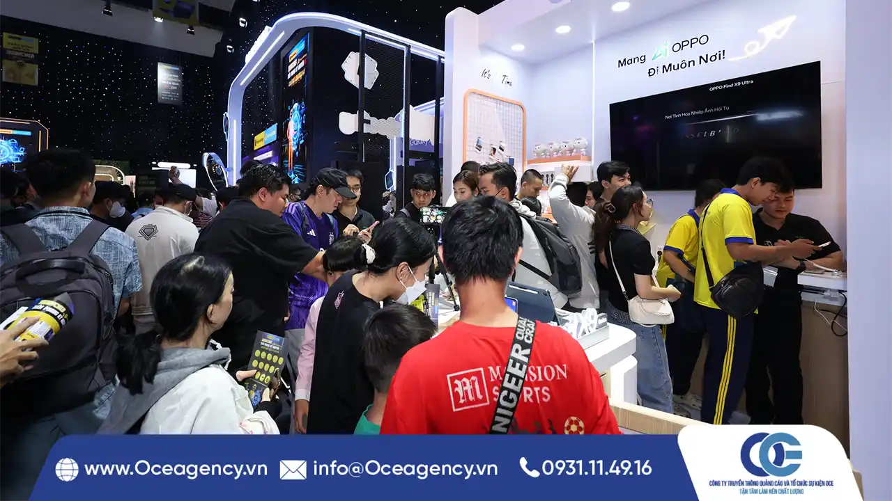 OCE Agency cung cấp dịch vụ tổ chức sự kiện trọn g&oacute;i