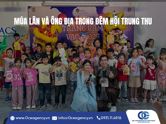 MÚA LÂN VÀ ÔNG ĐỊA TRONG ĐÊM HỘI TRUNG THU