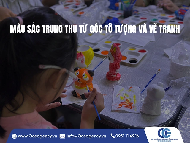MÀU SẮC TRUNG THU TỪ GÓC TÔ TƯỢNG VÀ VẼ TRANH