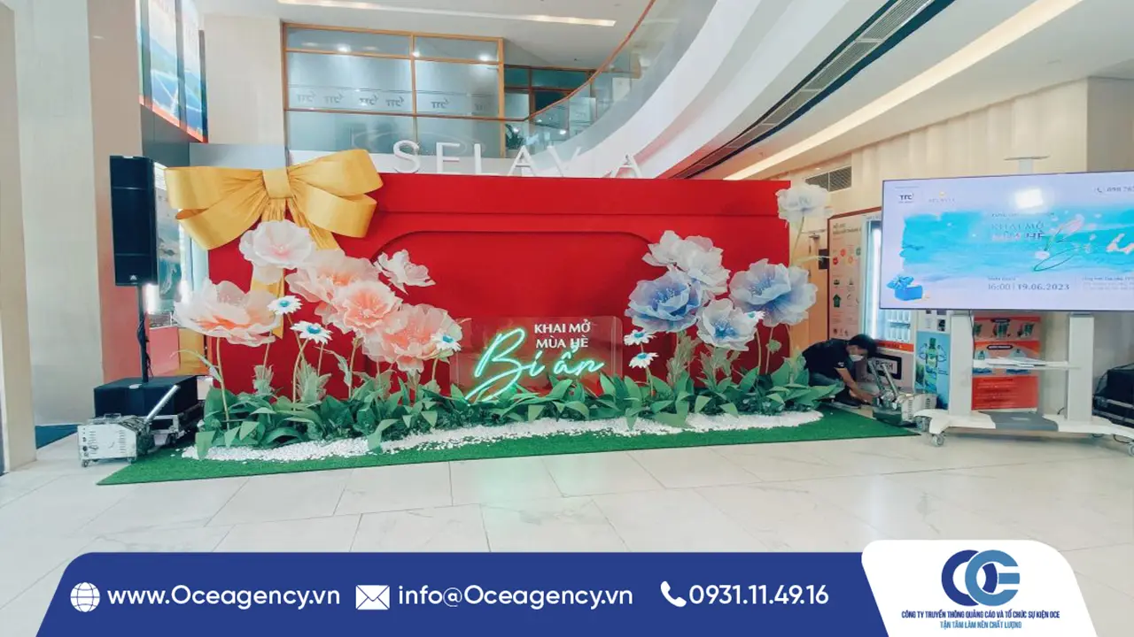OCE Agency &ndash; Đơn vị thiết kế v&agrave; trang tr&iacute; sự kiện chuy&ecirc;n nghiệp