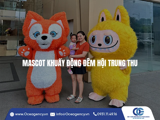 MASCOT KHUẤY ĐỘNG ĐÊM HỘI TRUNG THU
