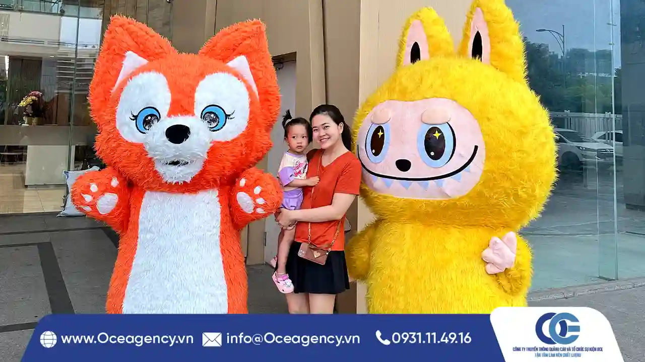 MASCOT KHUẤY ĐỘNG ĐÊM HỘI TRUNG THU