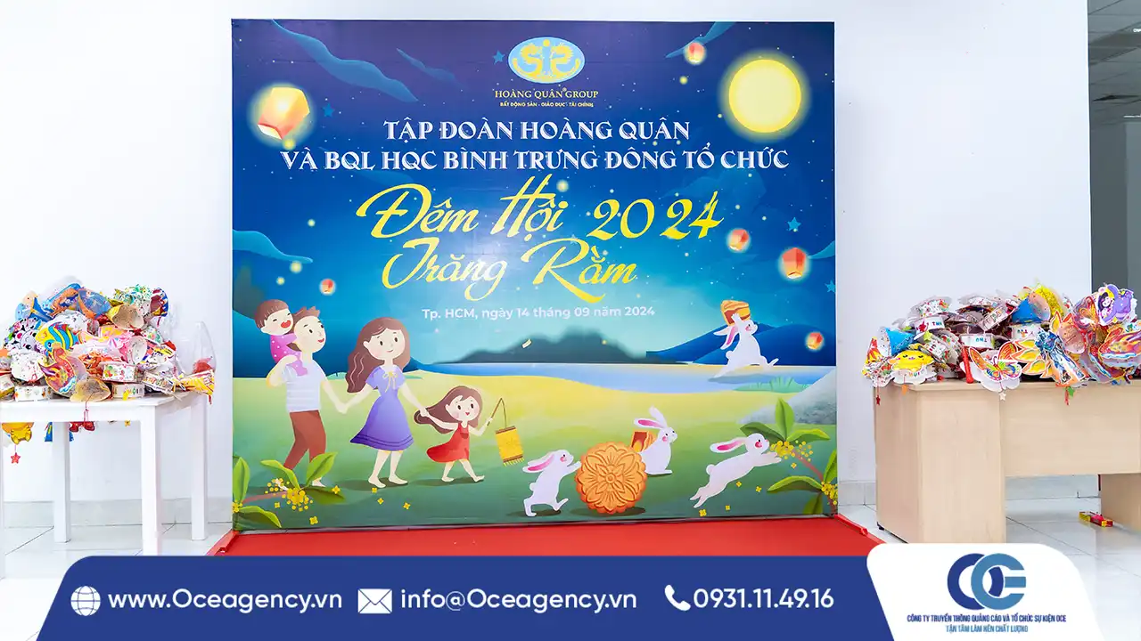 Backdrop Trung thu ấn tượng