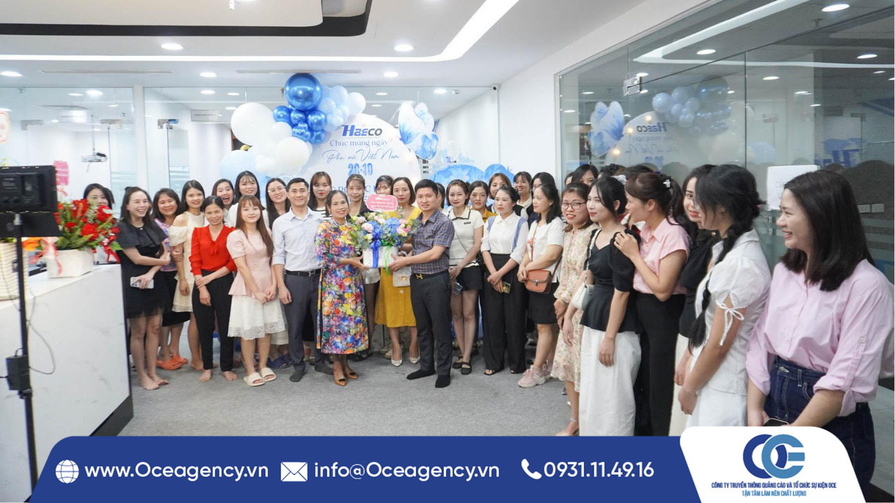 Tổ chức sự kiện 20/10 trọn gói