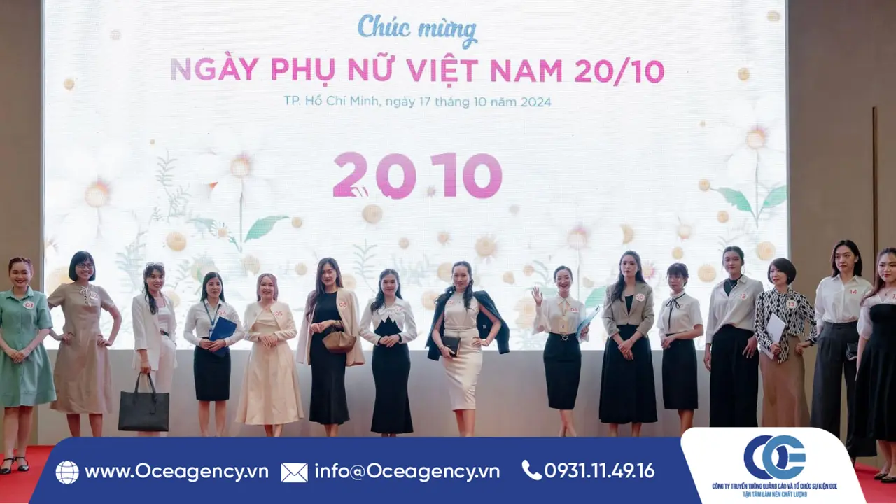 Tổ chức sự kiện 20/10 trọn gói