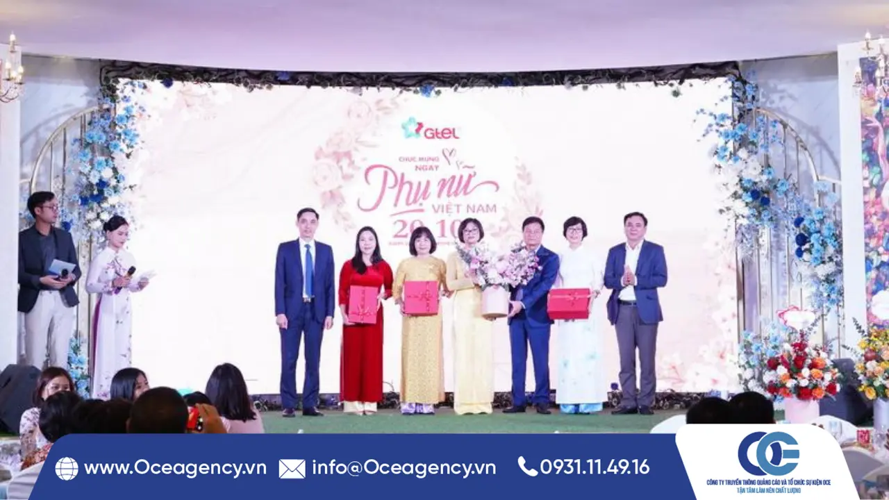 Tổ chức sự kiện 20-10 trọn g&oacute;i