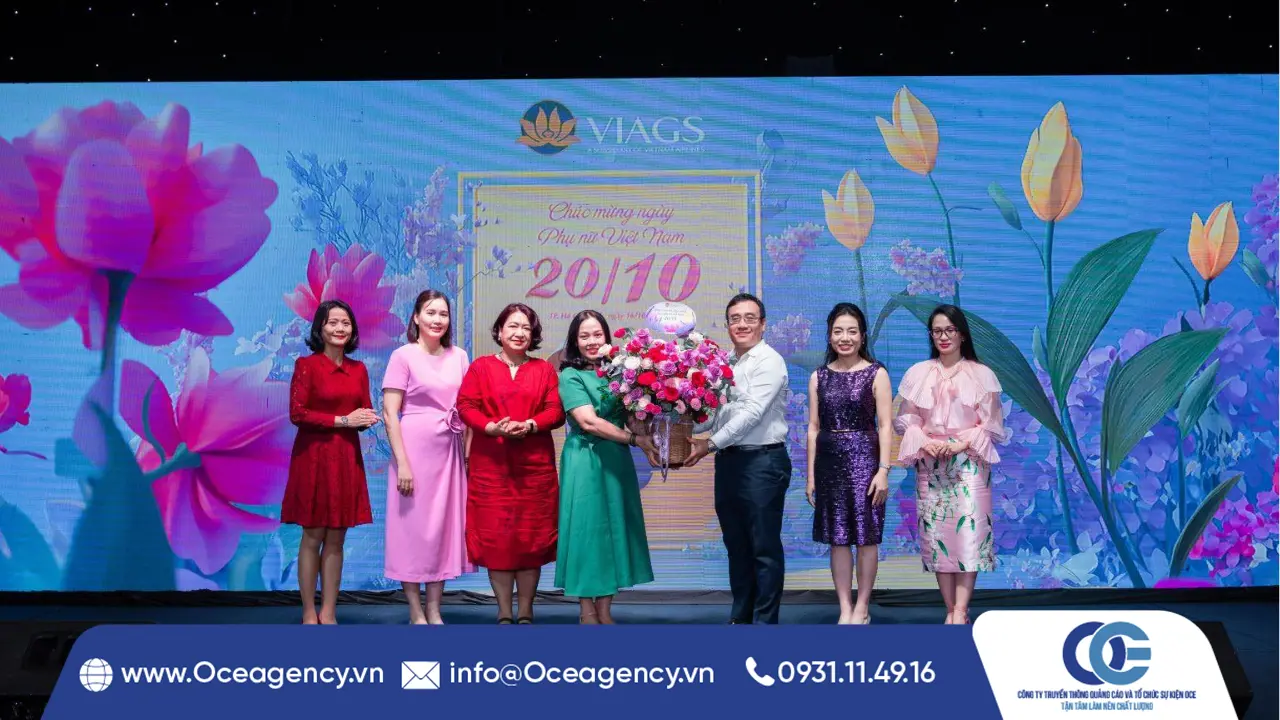Tổ chức sự kiện 20-10 trọn g&oacute;i