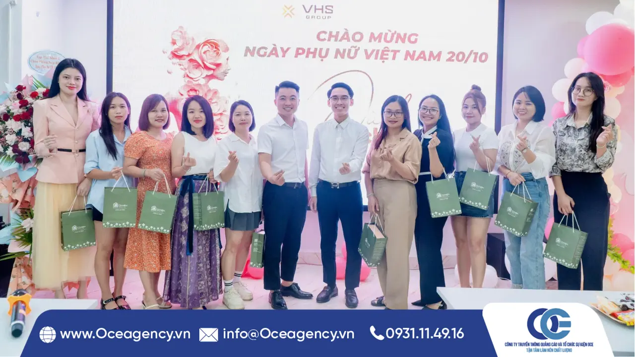 Tổ chức sự kiện 20-10 trọn g&oacute;i
