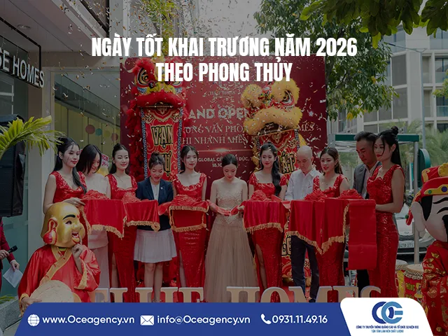 NGÀY TỐT KHAI TRƯƠNG NĂM 2026 THEO PHONG THỦY