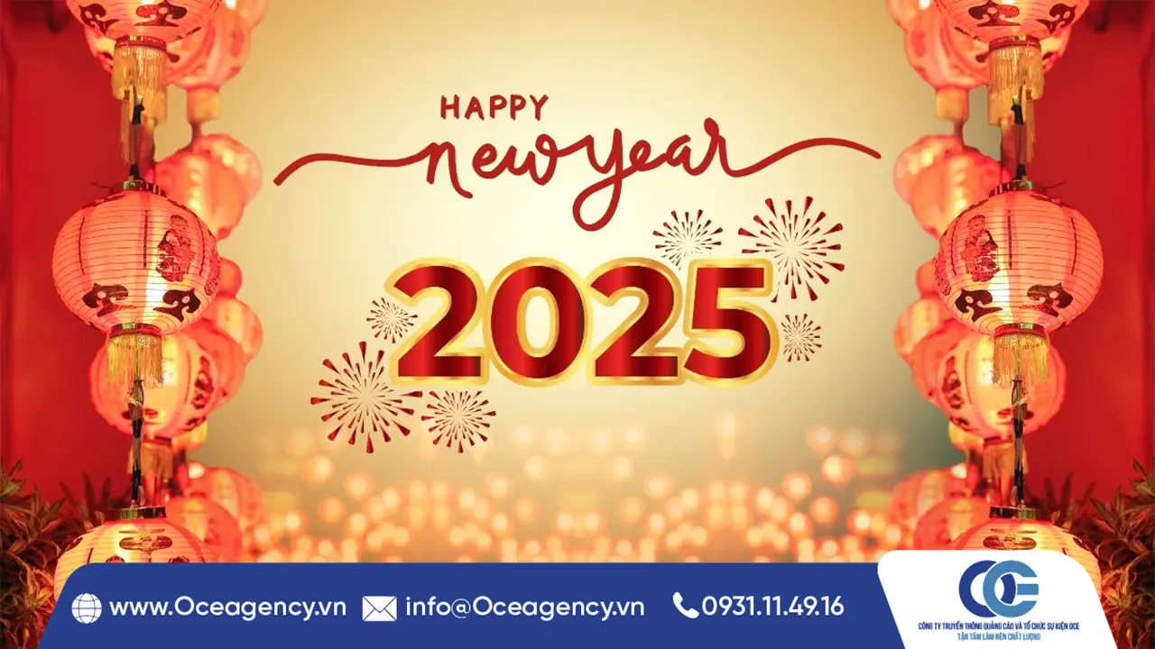 BACKDROP TIỆC ĐẦU NĂM ẤN TƯỢNG THEO XU HƯỚNG MỚI