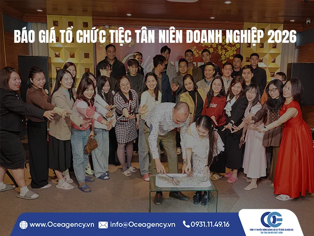 BÁO GIÁ TỔ CHỨC TIỆC TÂN NIÊN DOANH NGHIỆP 2026