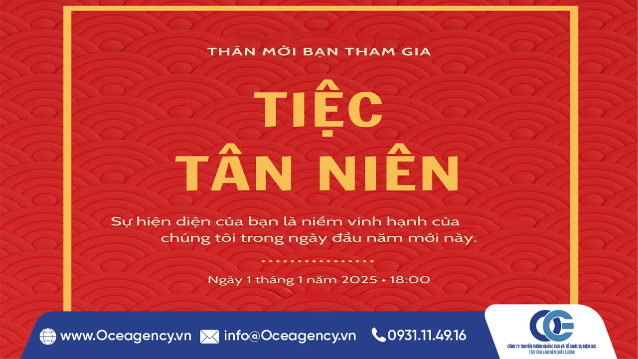 TOP 3 MẪU THƯ MỜI TIỆC TÂN NIÊN CHỈN CHU NHẤT 2026