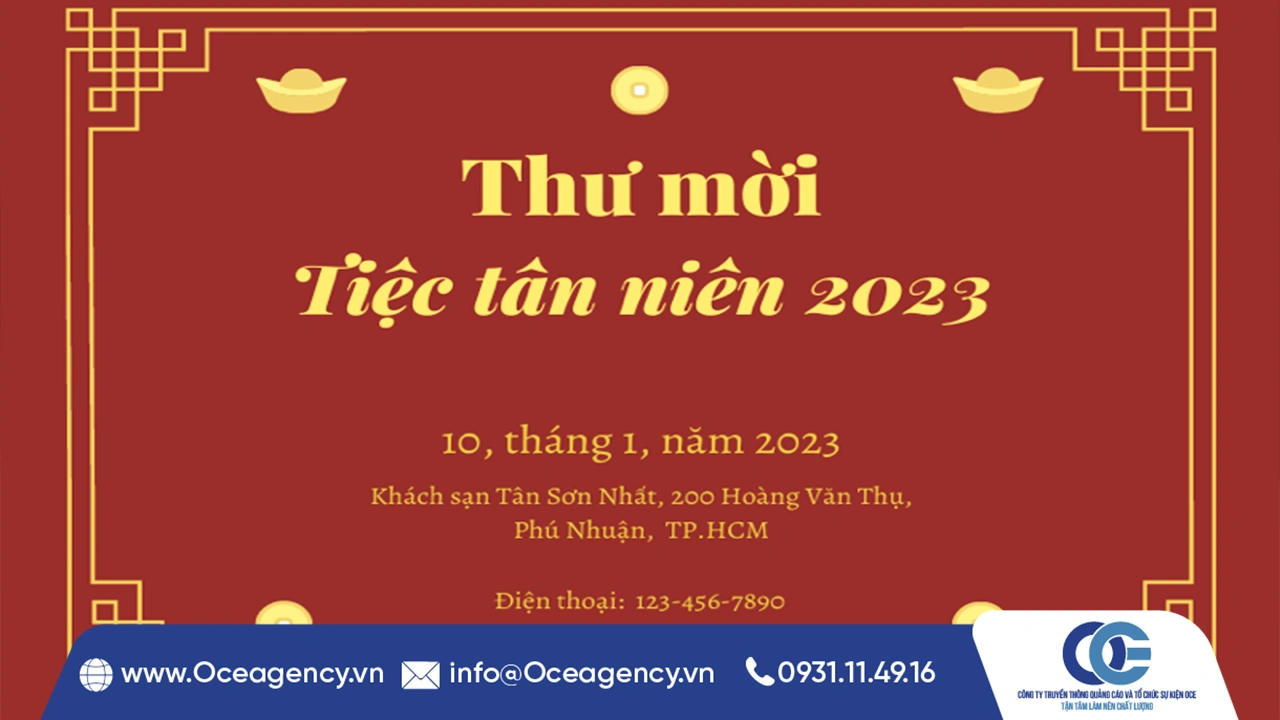 TOP 3 MẪU THƯ MỜI TIỆC TÂN NIÊN CHỈN CHU NHẤT 2026