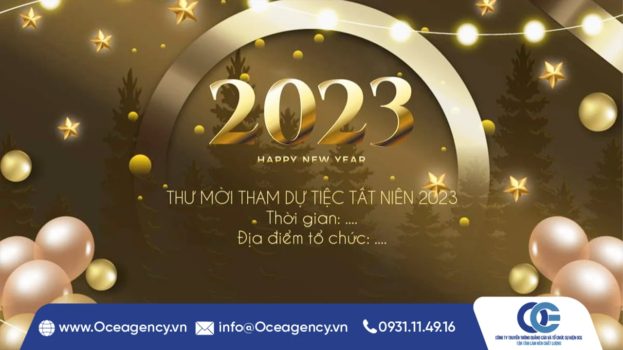 TOP 3 MẪU THƯ MỜI TIỆC TÂN NIÊN CHỈN CHU NHẤT 2026