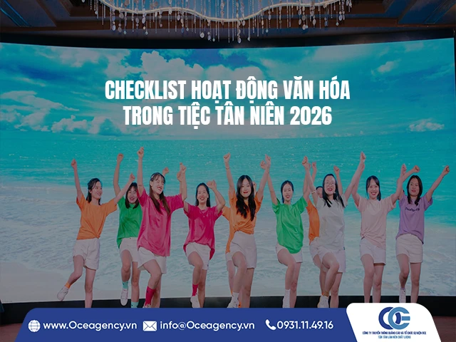 CHECKLIST HOẠT ĐỘNG VĂN HÓA TRONG TIỆC TÂN NIÊN 2026