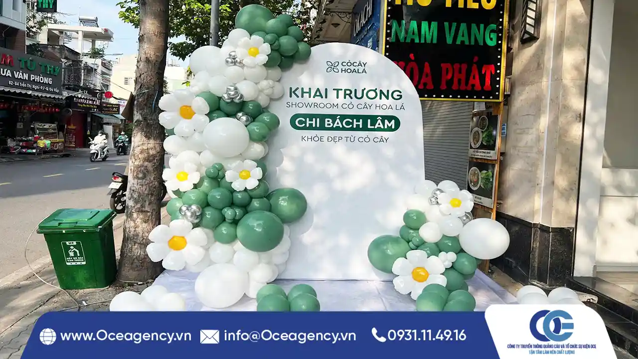 BACKDROP KHAI TRƯƠNG &ndash; ĐIỂM NHẤN KH&Ocirc;NG THỂ THIẾU