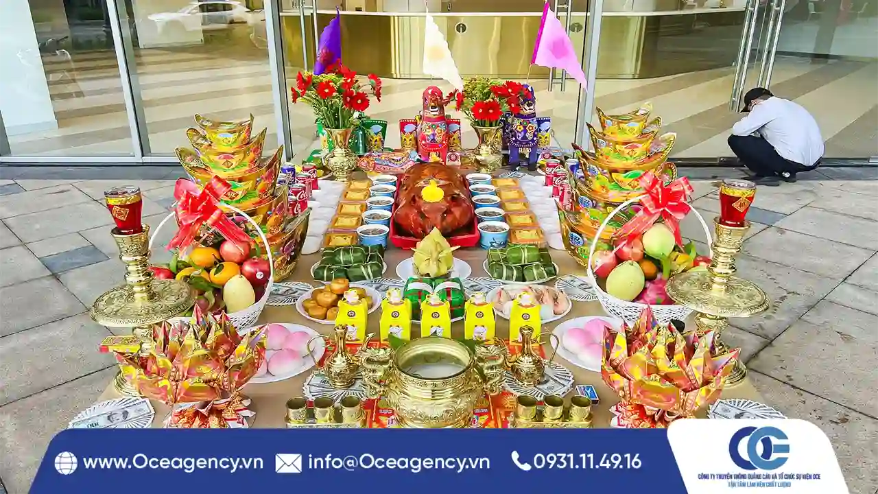 HƯỚNG DẪN CHUẨN BỊ M&Acirc;M C&Uacute;NG KHAI TRƯƠNG CHUẨN CHỈ