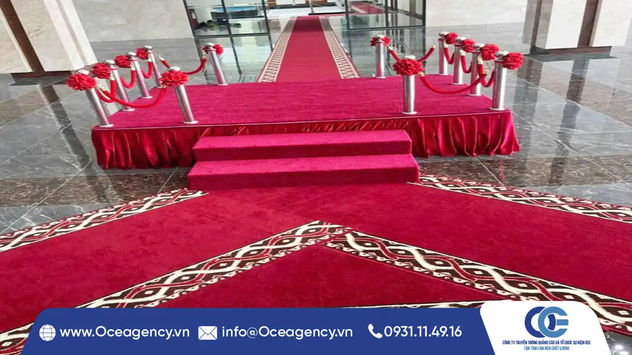 THẢM ĐỎ – VŨ KHÍ BÍ MẬT NÂNG TẦM ĐẲNG CẤP SỰ KIỆN