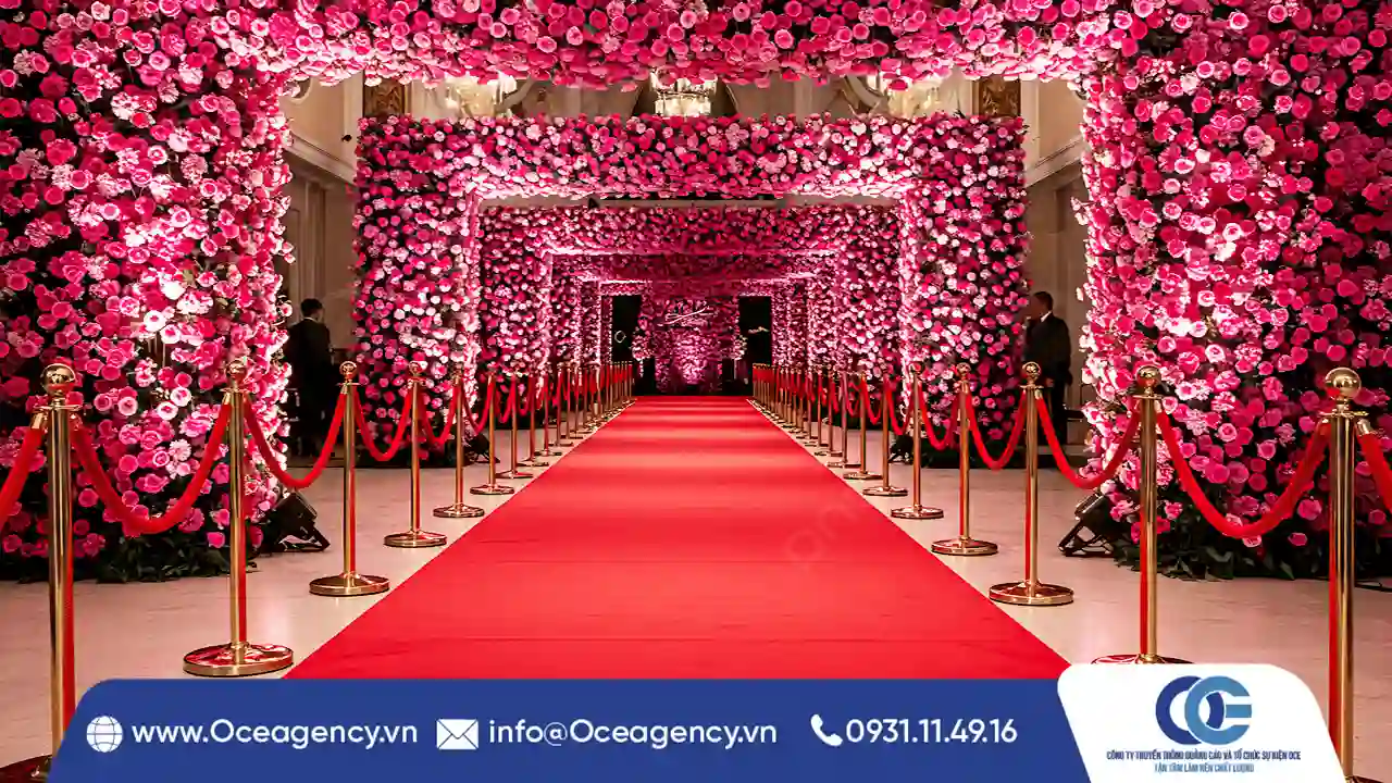 THẢM ĐỎ – VŨ KHÍ BÍ MẬT NÂNG TẦM ĐẲNG CẤP SỰ KIỆN