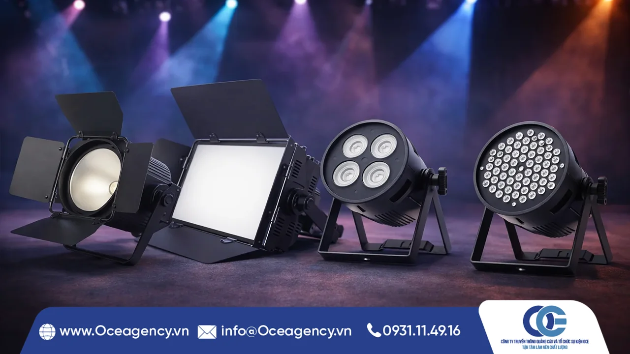 ĐÈN SÂN KHẤU SỰ KIỆN NÊN CHỌN NHƯ THẾ NÀO?