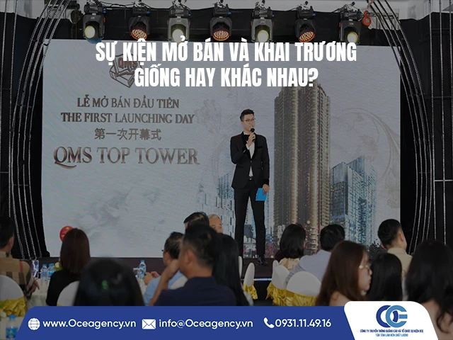 SỰ KIỆN MỞ BÁN VÀ KHAI TRƯƠNG GIỐNG HAY KHÁC NHAU?