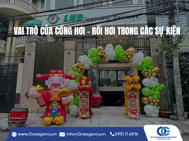 VAI TRÒ CỦA CỔNG HƠI – RỐI HƠI TRONG CÁC SỰ KIỆN