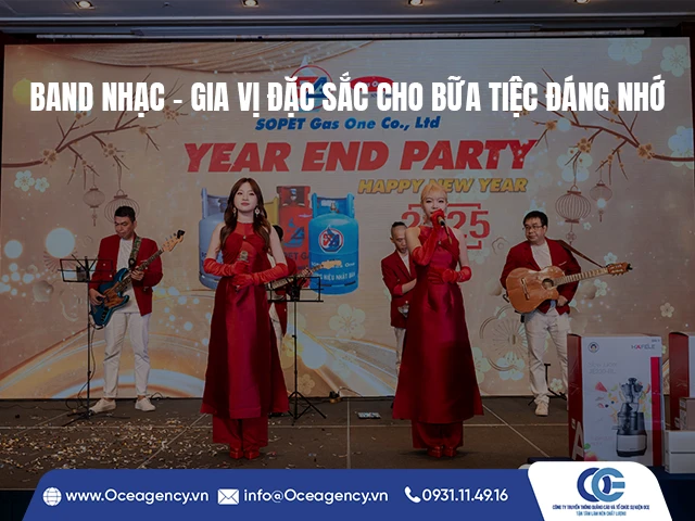 BAND NHẠC – GIA VỊ ĐẶC SẮC CHO BỮA TIỆC ĐÁNG NHỚ